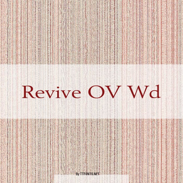 Revive OV Wd example